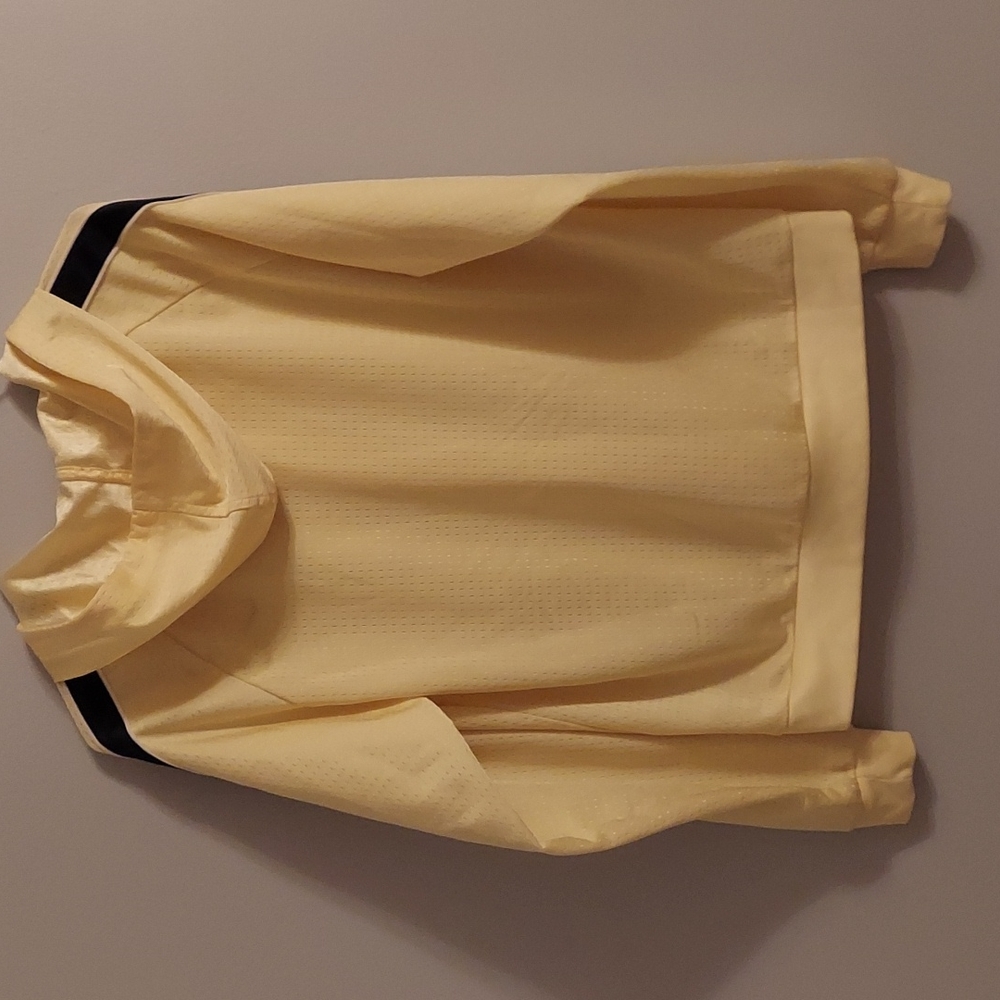 VTG Nike Yellow Silky Runners Jacket M - Picture 6 of 8